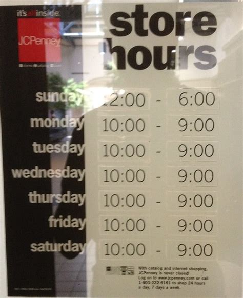 6525 E Southern Ave. . Jcp hours